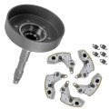 Caltric Clutch Carrier Drum Shaft With Pads Springs Compatible Arctic Cat 0823-556 0823-098