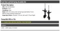 Front Strut And Coil Spring Assembly Set Of 2 For 2006-2008 Subaru Forester Without Self-leveling Suspension