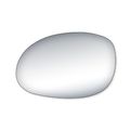 Driver Side Mirror Glass For Chrysler Pt Cruiser Foldaway 4 3 8 In X 6 Chrome Flat With Mounting Tape 