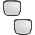 Heated Mirror Glasses For Freightliner M2 106 2004 To 2016 Driver And Passenger Side Pair Wide Angle With Backing Plate 