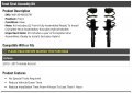 Marketplace Auto Parts Front Strut Assembly Set Of 2 Compatible With 2013-2017 Honda Accord Excludes Hybrid