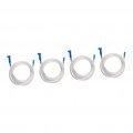 Supvox 4pcs Oil Change Tool Bleeder Connector Brake Part Hose Cars Automotive Tools Fluid Extractor Replacement Tool Deflatiox