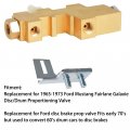 Labwork Pv6 Brake Proportioning Valve For Disc Drum Brakes With Bracket Pv6070fd Replacement 1965-1973 Ford Mustang Fairlane