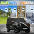X Autohaux 1 Set Car Cover For Suzuki Jimny Jb64w Sierra Jb74w Outdoor Waterproof Sun Rain Dust Wind Snow Protection With