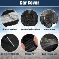 X Autohaux 1 Set Car Cover For Suzuki Jimny Jb64w Sierra Jb74w Outdoor Waterproof Sun Rain Dust Wind Snow Protection With