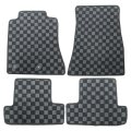 Floor Mats For Ford Mustang 2005 2014 4 Piece Set Black Polypropylene Fiber Front And Rear Interior Direct Replacement 