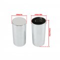 Gxywady 20 Pack 33mm 4-1 4 Height Lug Nut Covers Screw-on Flat Top Replacement For Peterbilt Kenworth Freightliner Ford Volvo