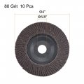 Uxcell 4 Inch Flap Disc 80 Grit Sanding Grinding Wheels Silicon Carbide Abrasive 10pcs