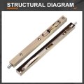 2pcs Door Flush Bolts Latch 10 Inch 304 Stainless Steel Security Guard Lever Action Slide Lock For Inactive Leaf Double Dummy
