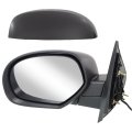 Chevy Suburban 1500 2500 2007-24 Door Mirror Driver Side Power 1 Paintable And 1 Textured Black Cap Manual Folding Heated 