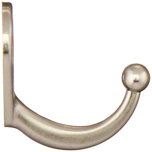 SATIN NICKEL 2/PK National Hardware Gallery V163 N325-522 Double Clothes Hooks 