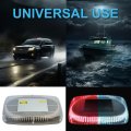 Hqrp Red White Vehicle Car Truck Emergency Hazard Warning 240 Led Mini Bar Strobe Flash Light Sun Meter