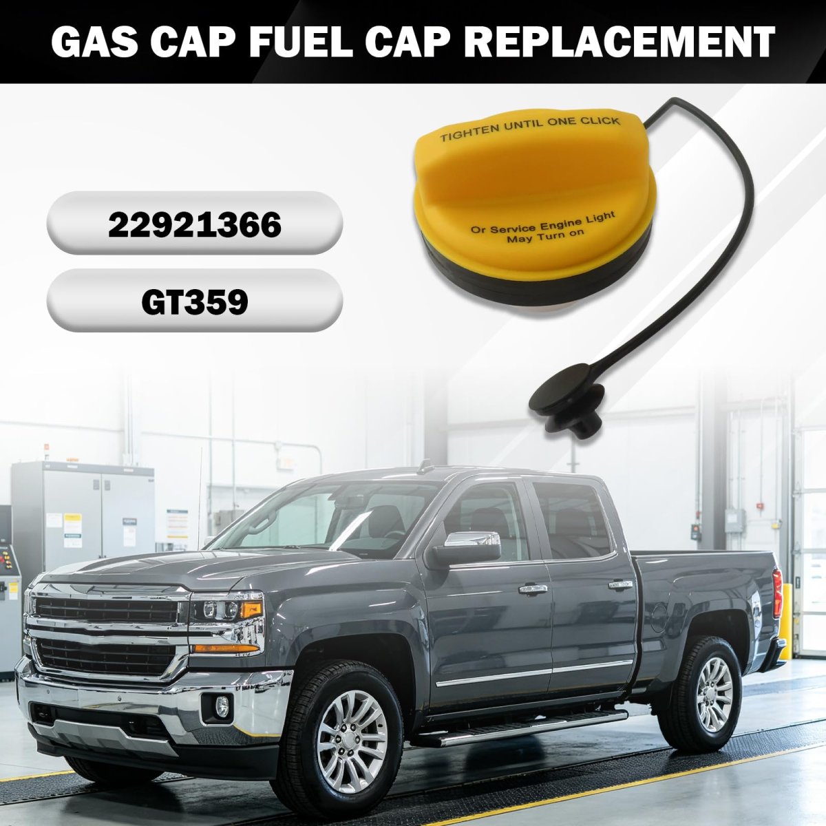 Gt359 E85 Gas Cap Fuel For Chevy Silverado Express Suburban Tahoe Gmc Savana Sierra Yukon And Cadillac Escalade Part Number