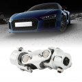 Chrome Steering Joints Double U Joint 3 4in Dd X 5 2in Length Chromed Column Shaft Coupler For Input