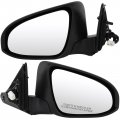 Ocpty Side View Mirror Passenger Exterior Compatible With 2015 2016 2017 For Toyota Camry Black Power Adjustmet And Heated