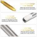 3 16-28 Un B2 Spiral Point Thread Tap Screw Threading Tapping Tool Titanium Coated 6542 High Speed Steel Machine Taps Bit