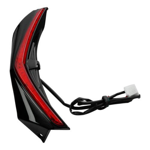 Led Rear Fender Tip Accent Light Red Lens For Honda Goldwing Gl1800 2012 2017 And F6b 2013 2016 Running Brake Lights