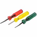 Jegs 3-piece Weatherpack Extractor Tool Set For Use With Oe-style Connectors Includes 2 Picks And 1 Removal 