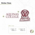 Aquinas College Metal License Plate Frame And Sticker For Front Or Back Of Car Officially Licensed Sticker Combo Mascot