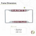 Aquinas College Metal License Plate Frame And Sticker For Front Or Back Of Car Officially Licensed Sticker Combo Mascot