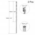 Uxcell Hss High Speed Steel Extra Long Twist Drill Bits 5 5mm Diameter 160mm Length For Hardened Metal Woodwork Plastic