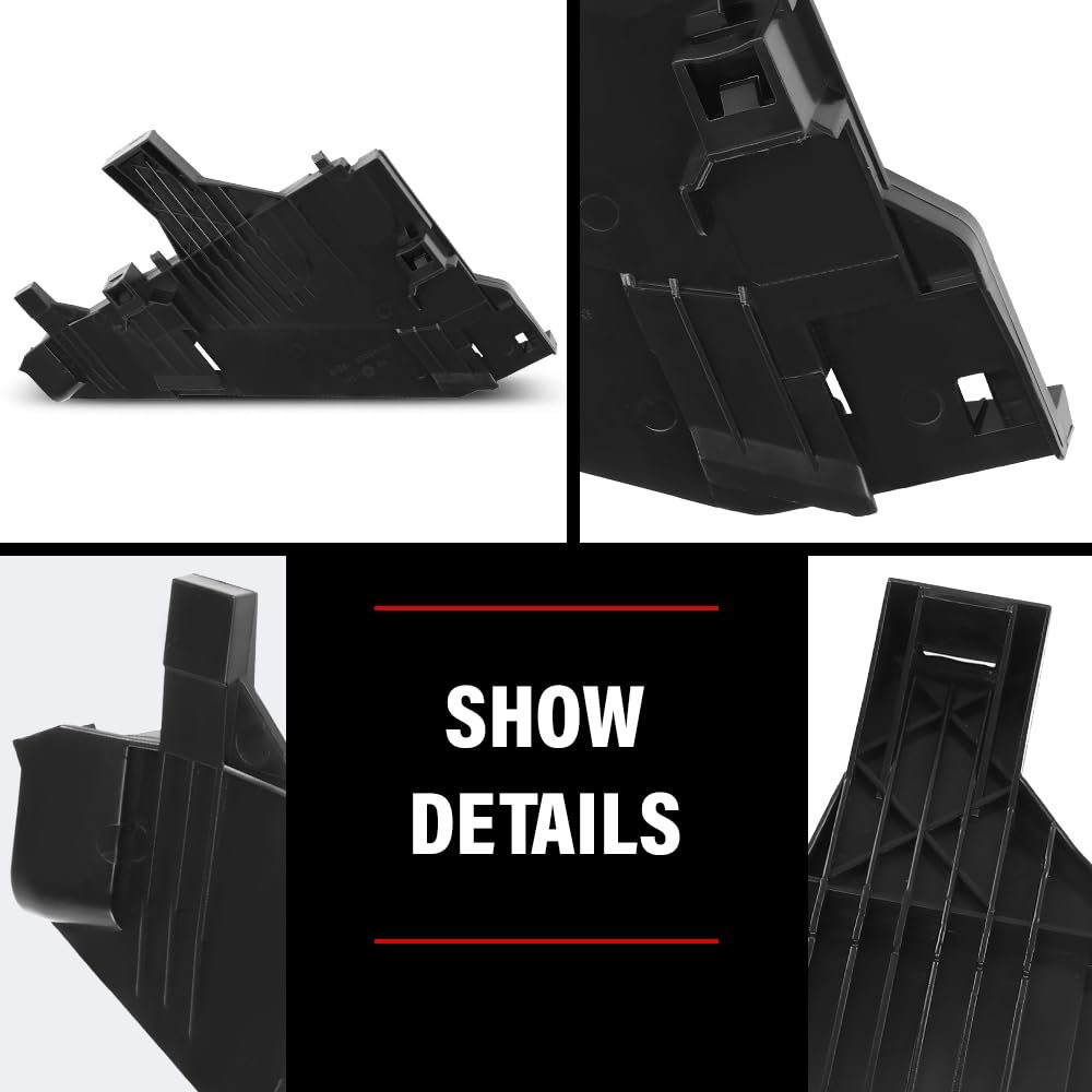 Front Headlamp Support Brackets Pair For Land Rover Freelander 2 2006-2014 Lr001541 Lr001542 Black Left And Right 2pcs