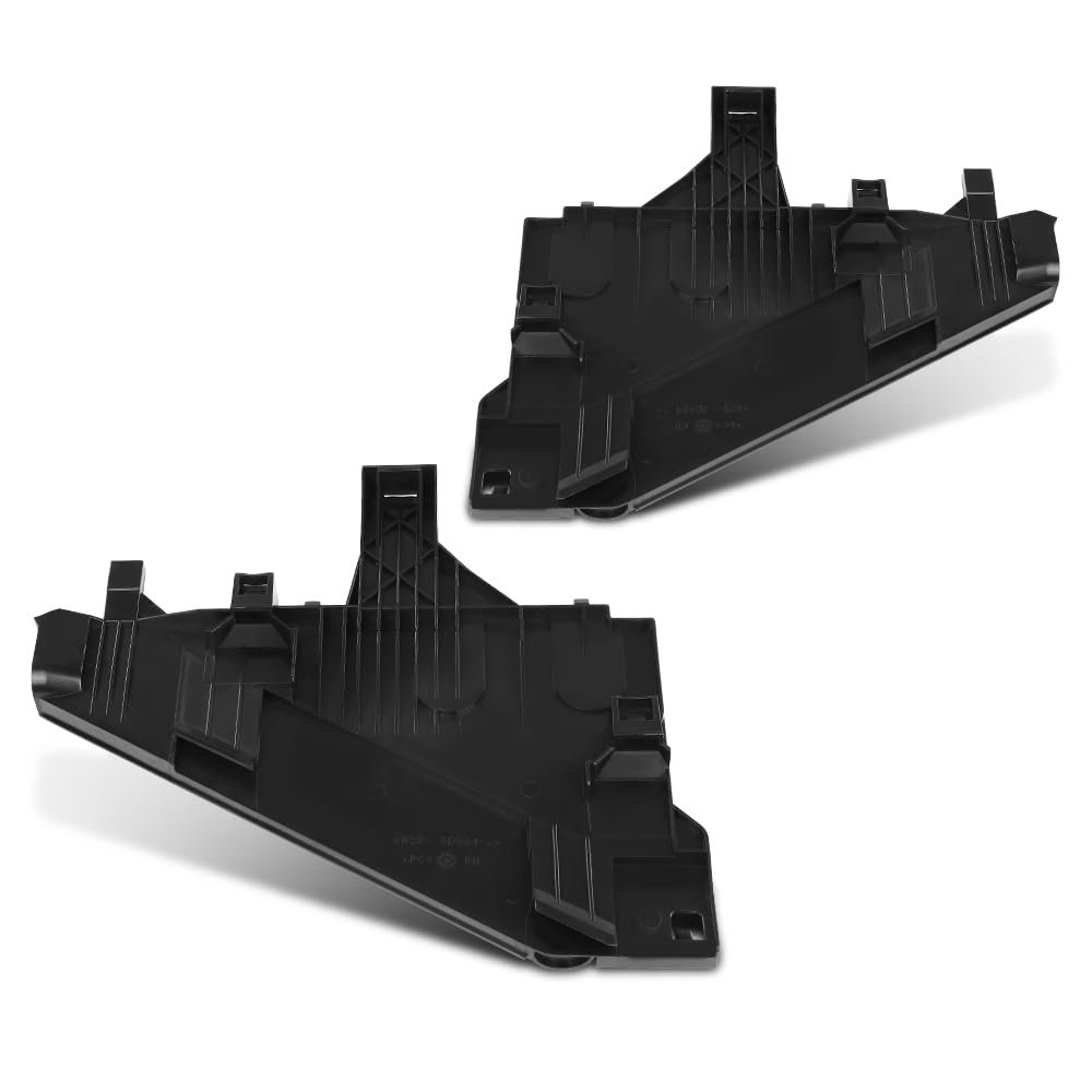 Front Headlamp Support Brackets Pair For Land Rover Freelander 2 2006-2014 Lr001541 Lr001542 Black Left And Right 2pcs