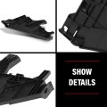 Front Headlamp Support Brackets Pair For Land Rover Freelander 2 2006-2014 Lr001541 Lr001542 Black Left And Right 2pcs