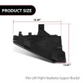 Front Headlamp Support Brackets Pair For Land Rover Freelander 2 2006-2014 Lr001541 Lr001542 Black Left And Right 2pcs