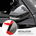 Carbon Fiber Side Mirror Covers For Toyota 4runner 2017 2023 Highlander 2014 2019 Rav4 Driver And Passenger Caps Abs Plastic