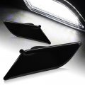 Q1-tech Smoke Lens White Led Front Side Marker Lamp Housings For 2010 2013 Mercedes Benz W212 E-class E300 E350 E550 E63 Amg 