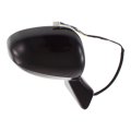 Passenger Side Door Mirror For Toyota Venza 2009 2010 2011 2012 Power Foldaway Heated Convex Glass Paint To Match Black 