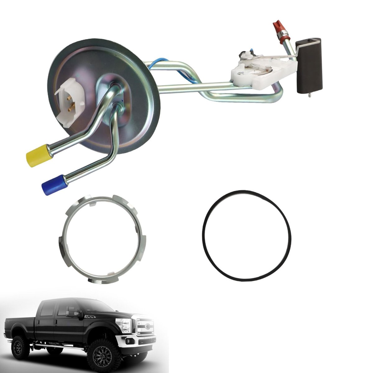 Fuel Sending Unit F2tu-9275 For 1992-1993 F250 F350 Pickup 19 Gallon Diesel Rear Tank Replacement With Lock Ring And O-ring