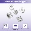 Cam Lock Nut For Furniture 10pcs 15x13 5mm Joint Connector Locking Nuts Connecting Fittings