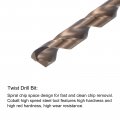 Uxcell 3 8-16 Unc Straight Flute Thread Tap And 7 9mm Twist Drill Bit Set M35 Cobalt High Speed Steel Machine Threading