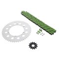 2003-2007 Fits Kawasaki Klx300r 300 R Green O Ring Chain And Sprocket 13 51 110l 