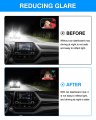 Autorder Custom Fit For Dash Cover Mat Toyota Highlander 2020 2021 2022 2023 Flannel Nonslip Dashboard Protector Black