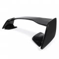 Hecasa Trunk Spoiler Compatible With 2015-2021 Subaru Wrx Sti 4 Door Sedan Rear Wing Lid Plastic Glossy Black