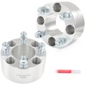 2 5 In Wheel Spacers 4x4 Bore 68 5mm For Yamaha The Driv Drive And Adventurer Series Forged Aluminum Adapters Silver 2 Pieces