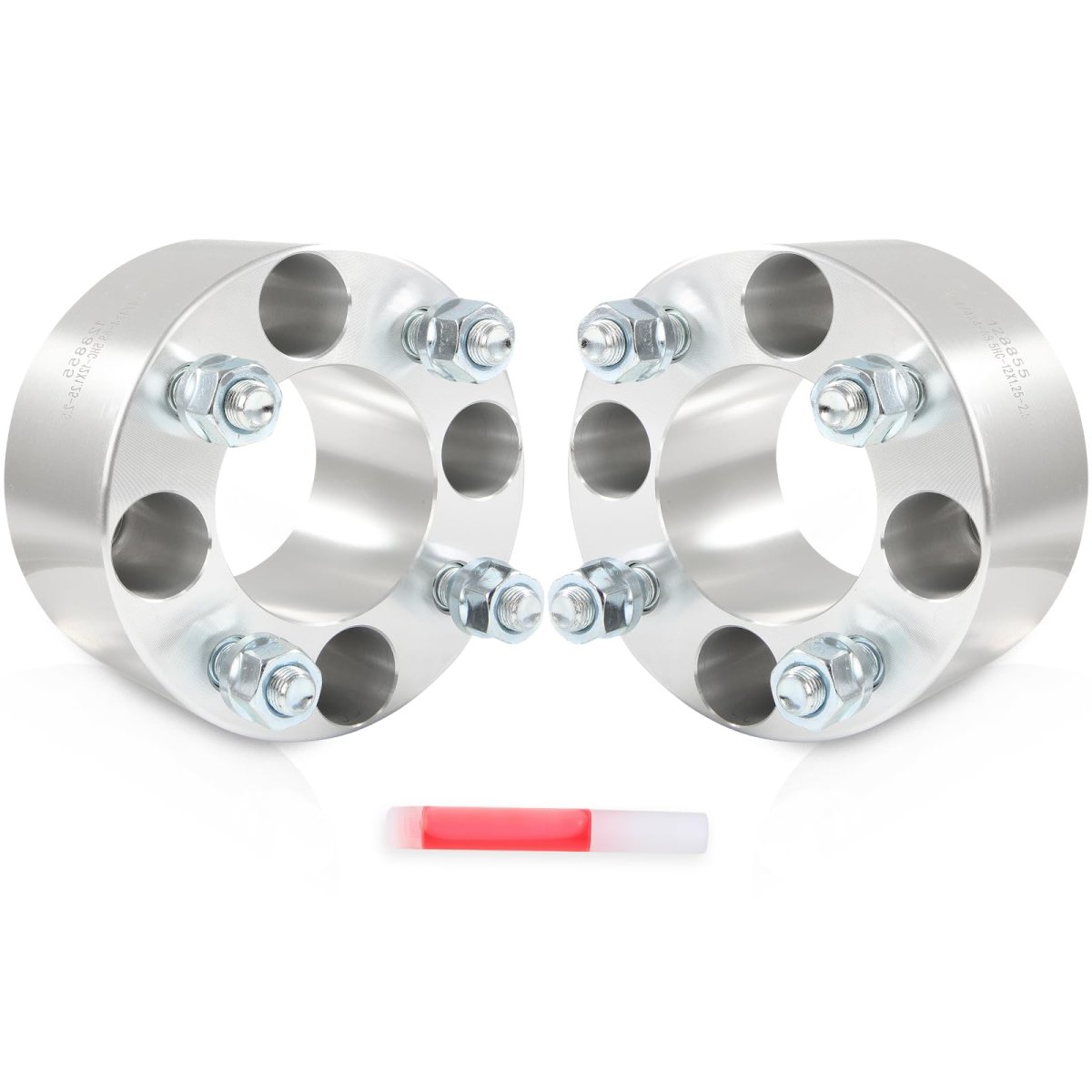 2 5 In Wheel Spacers 4x4 Bore 68 5mm For Yamaha The Driv Drive And Adventurer Series Forged Aluminum Adapters Silver 2 Pieces