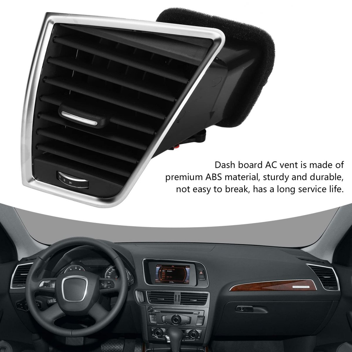 Dashboard Air Vent Board Ac Outlet Abs Wearproof Dash Conditioning Replacement For Q5 Sq5 Left 8r1820901