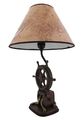 Resin Table Lam Captain S Destinyhip S Wheel Lamp 12 X 19 Inches Brown 