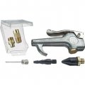 Plews 18-241 1 Female Npt Deluxe Blow Gun Kit With 4 Interchangeable Nozzles 