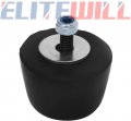 2 Pc Hood Bumper Stops Fit Jeep Wrangler 1987-2016 Cushion Stoppers Black Rubber