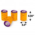 Beetlejuice Animated Series Evil Grin Valve Stem Caps For Tire Rim Wheel Aluminum Yellow
