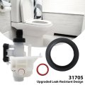 2024 Upgraded 31705 Toilet Water Valve Kit Replacement For Aqua Magic V Foot Pedal Flush Low High Product Models 31652 31671