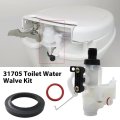 2024 Upgraded 31705 Toilet Water Valve Kit Replacement For Aqua Magic V Foot Pedal Flush Low High Product Models 31652 31671