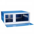 Uxcell 305 X 285 115 Electronic Iron Diy Junction Box Enclosure Case Blue