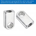 Uxcell Gas Spring Strut M8 Joint Fitting Female Threaded Connectors Steel Silver Tone 20pcs