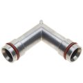 Heater Inlet Hose Elbow Upper For Oldsmobile Regency 1997 1998 Aluminum 22mm End 1 Outside Diameter Replacement 19310305 